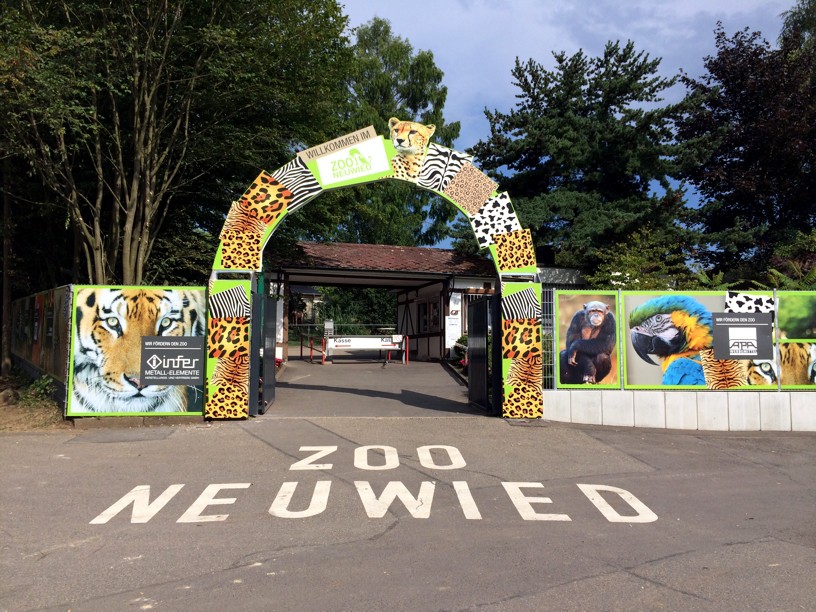 Neuwied Zoo Welcome Gates Entrance